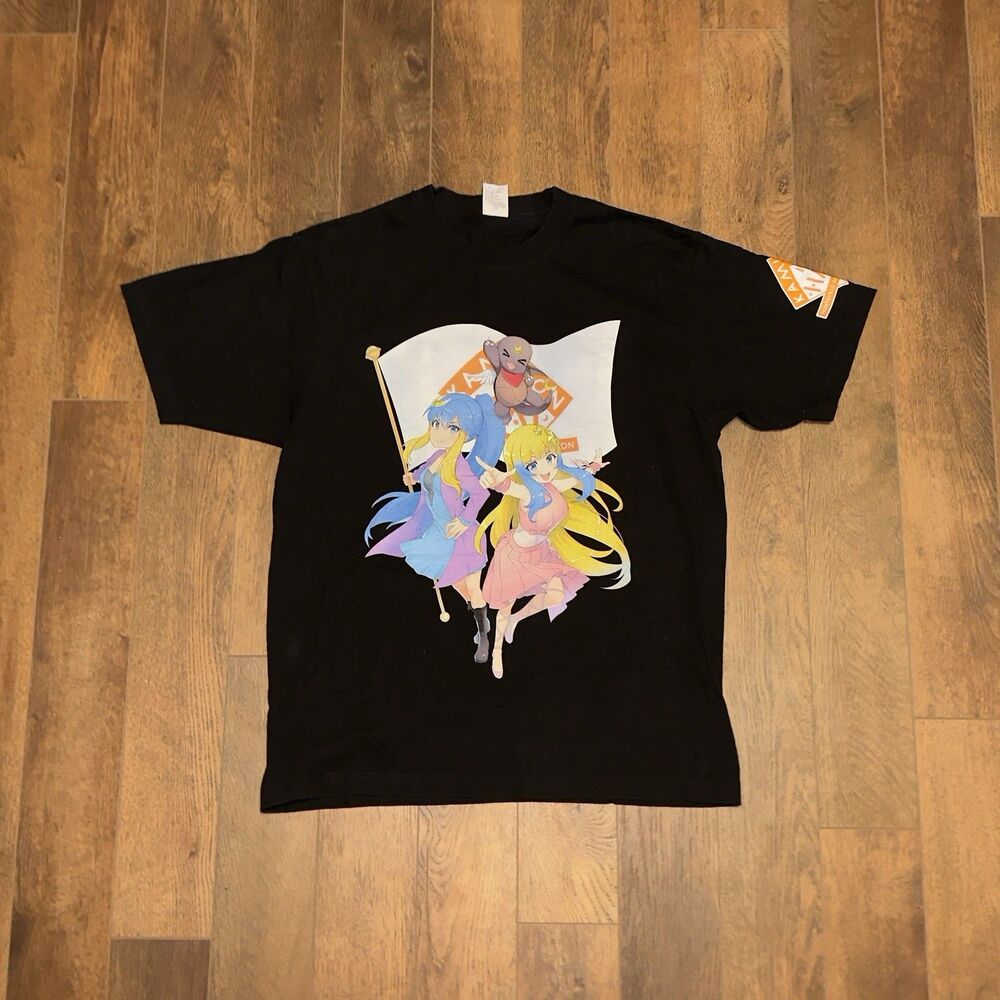 Kami Con Huntsville Alabama Anime Invasion T-Shirt Size Large Japan Manga